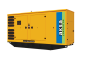 Preview: Front view of the AKSA APD275C diesel generator with a clear view of the housing and the front of the unit
